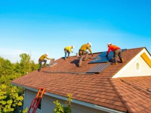 Roofing contractor in Clear Lake WI