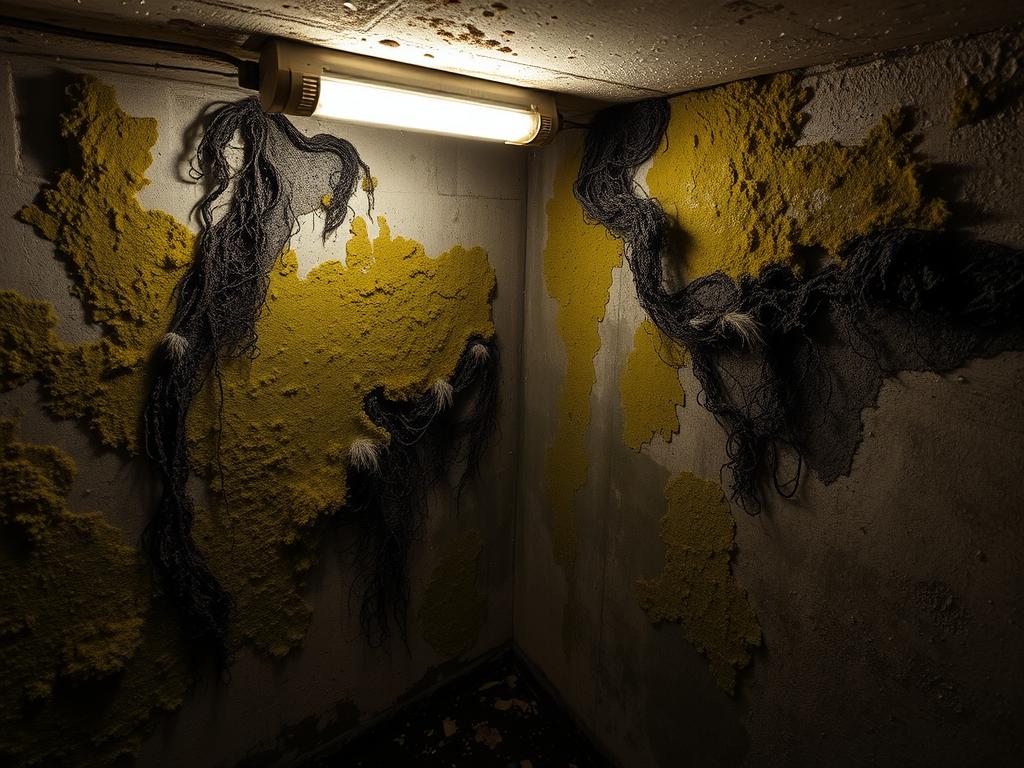 visible mold growth